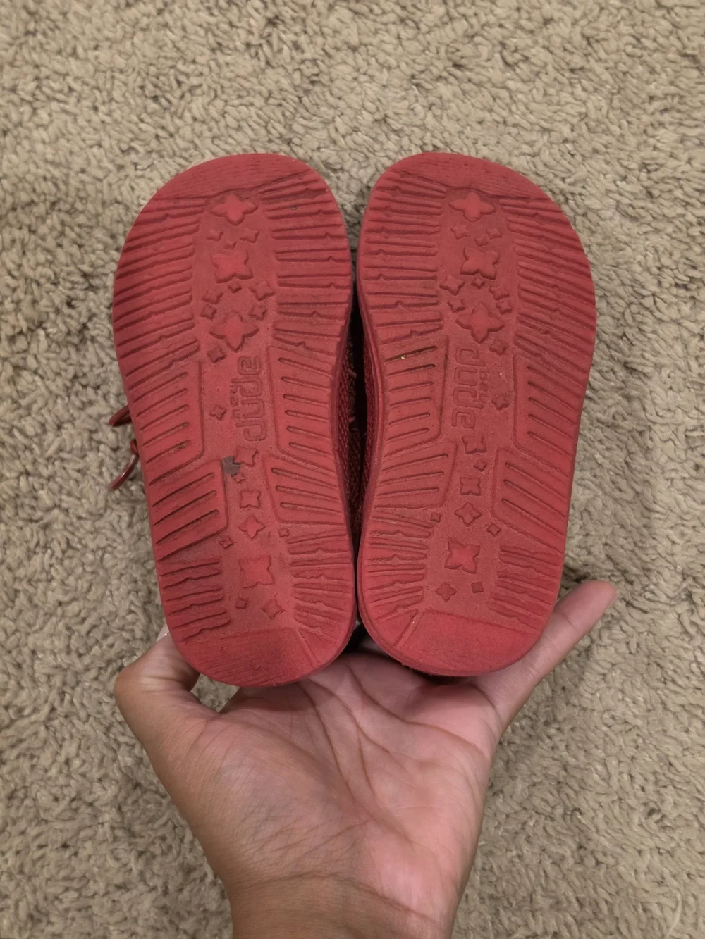 Hey Dude Kids Red Mesh Slip-On Loafers